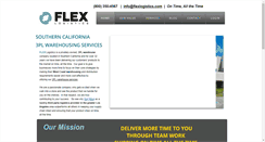 Desktop Screenshot of flexlogistics.com